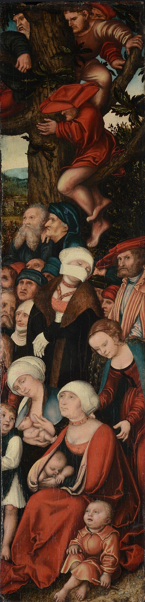 The Preaching of Saint John the Baptist, 1525, Lucas Cranach l'Ancien