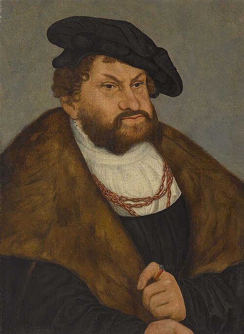 Johann the Steadfast, Elector of Saxony (1530s), 1532, Lucas Cranach l'Ancien