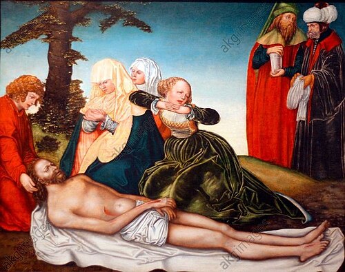 Pietà, 1518, Lucas Cranach l'Ancien