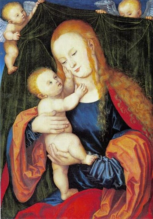 Virgin and Child, 1528, Lucas Cranach l'Ancien