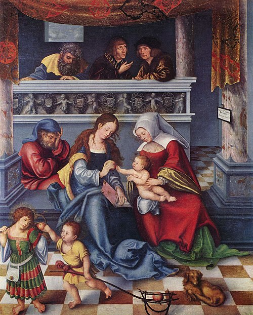 Torgau Altarpiece: Holy Kinship, 1509, Lucas Cranach l'Ancien