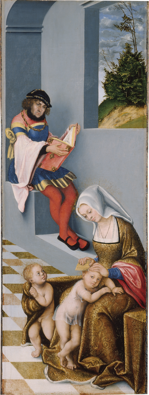 Torgau Altarpiece: Mary Salome and Zebedaeus, 1509, Lucas Cranach l'Ancien