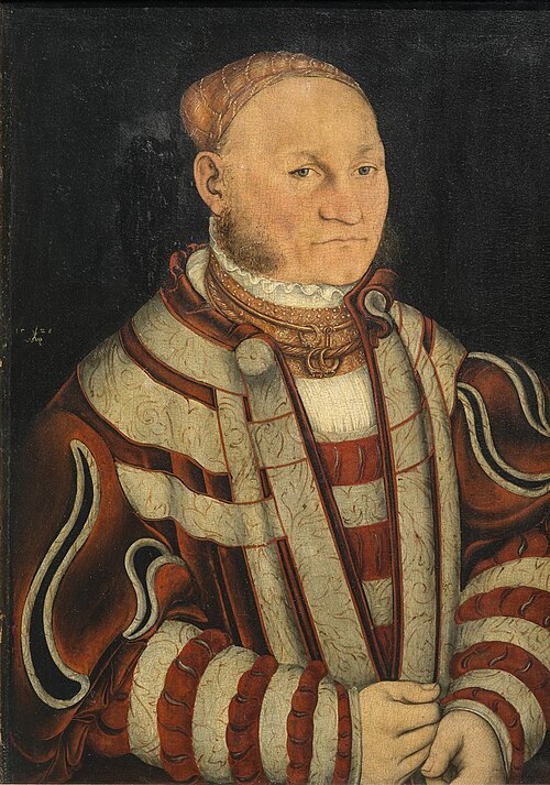Portrait of a man with red whiskers, 1526, Lucas Cranach the Elder