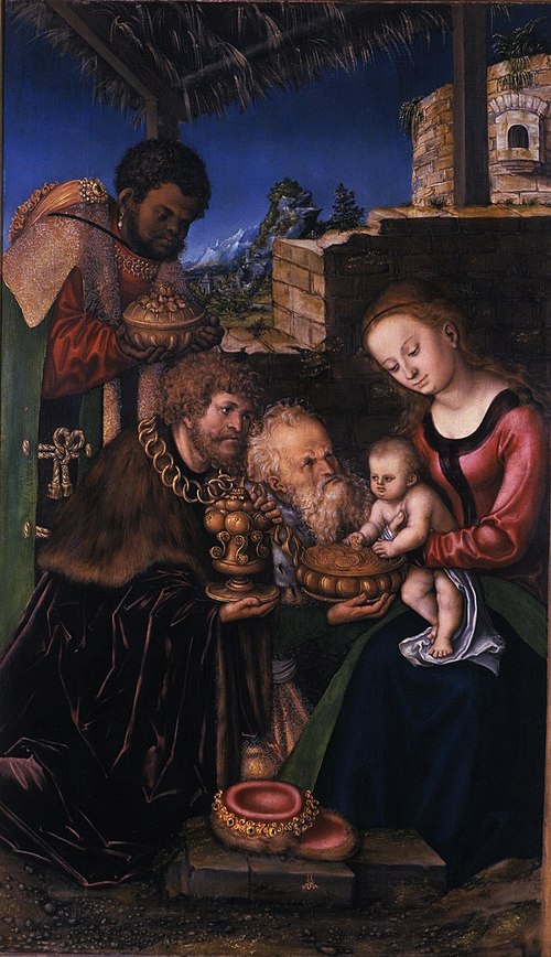 The Adoration of the Magi, 1515, Lucas Cranach l'Ancien