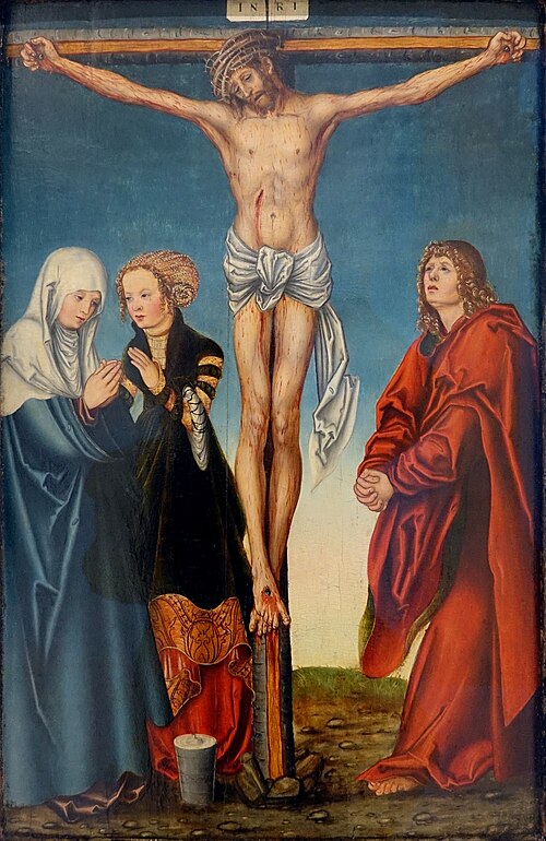 La Crucifixion, 1517, Lucas Cranach l'Ancien