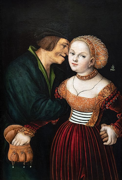 Lovers, 1530, Lucas Cranach the Elder
