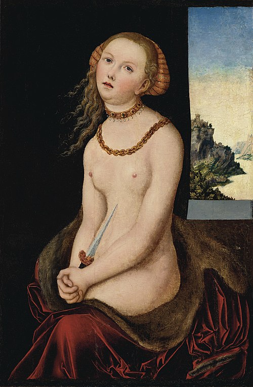 Lucretia, 1531, Lucas Cranach l'Ancien