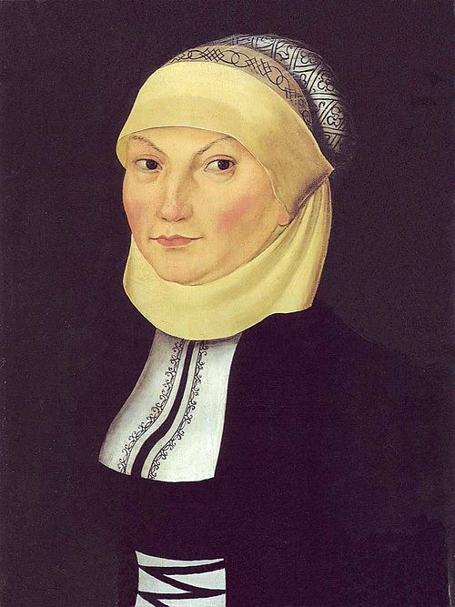 Portrait of Katharina of Bora, 1614, Lucas Cranach l'Ancien