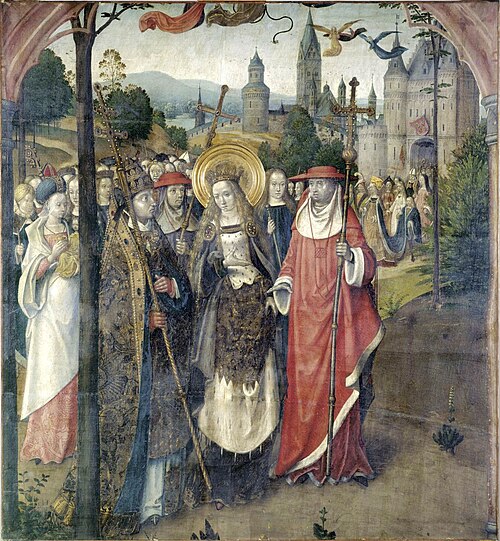 Farewell of Saint Ursula of Rome, 1494, Master of the Cologne legend of St. Ursula