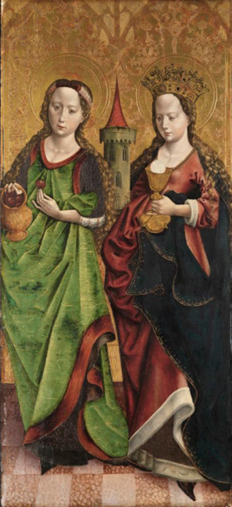 Die Heiligen Dorothea und Barbara, 1495, Meester van de Madonna van Benda