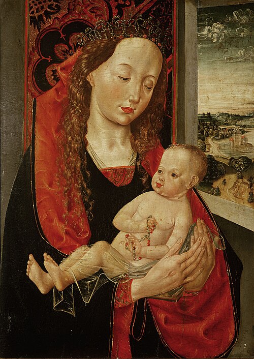 Vierge à l'Enfant, 1480, Meester van de Madonna van Benda
