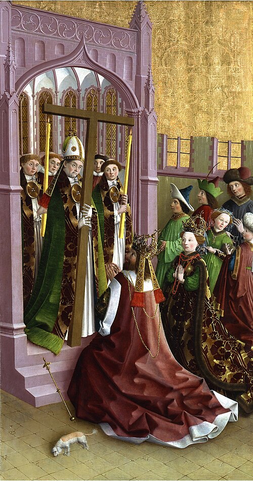 Exaltation de la Sainte Croix, 1460, Maître de la Passion de Darmstadt
