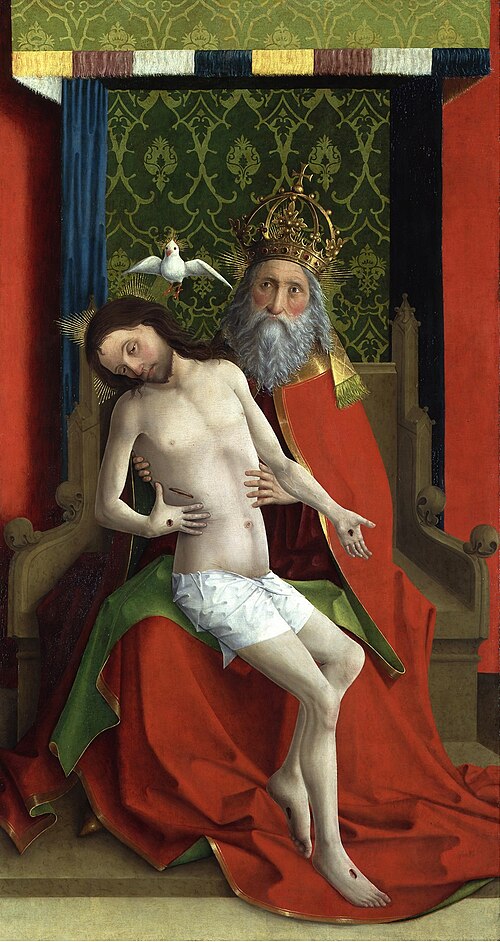 Trinité chrétienne, 1460, Maître de la Passion de Darmstadt