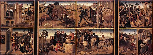St George Altarpiece, 1460, Maître de la Légende de saint Georges