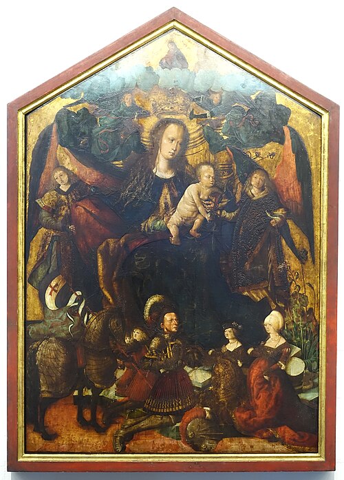 Mary as Queen of Heaven, 1507, Master of the Habsburgs