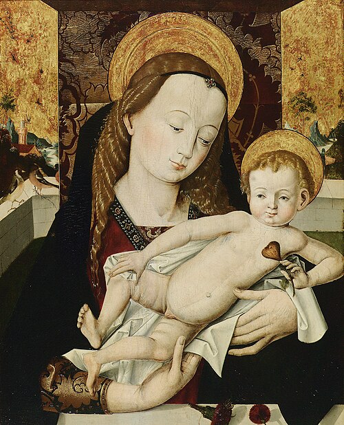 Virgin and Child, 1490, Master of the Habsburgs