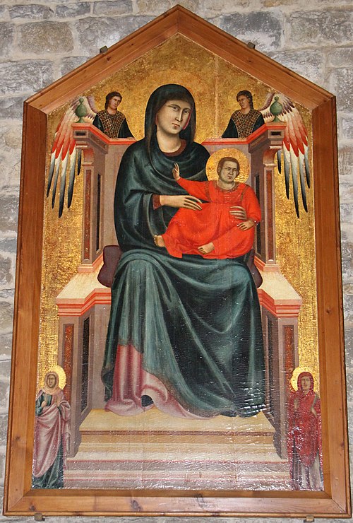 Maesta with Angels and Saints, 1400, Maestro della Santa Cecilia