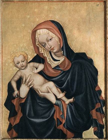 St. Vitus Madonna, 1420, Meister der Madonna von St. Veit