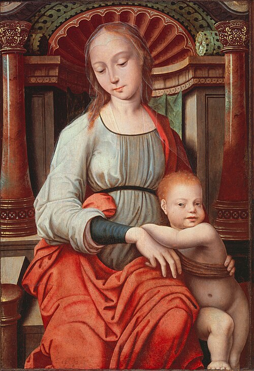 Virgin and child, 1520, Maître de la Madeleine Mansi
