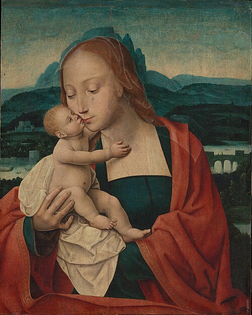 La Sainte Vierge avec l'Enfant Jésus., 1520, Maître de la Madeleine Mansi