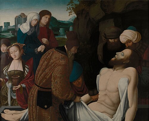 La Mise au tombeau, 1520, Maître de la Madeleine Mansi