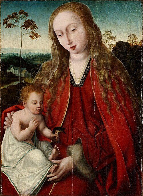 Vierge à l'Enfant., 1517, Maître de la Madeleine Mansi