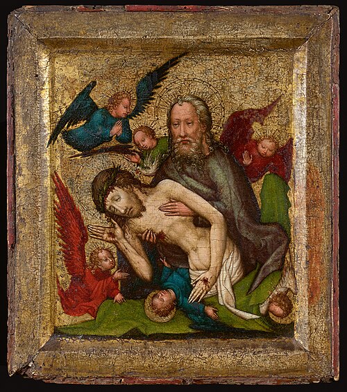 Hl. Dreifaltigkeit ("Not Gottes"), 1425, Master of the Saint Lambrecht 