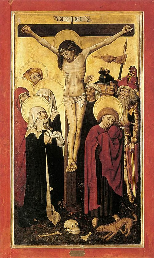 Crucifixion, 1440, Meister der Strauss-Madonna