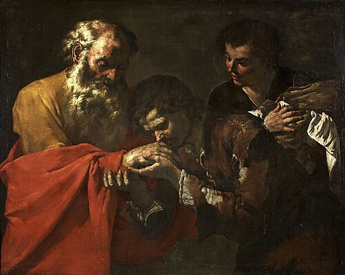 The Return of the Prodigal Son, 1640, Maître de l'Annonce aux Berger