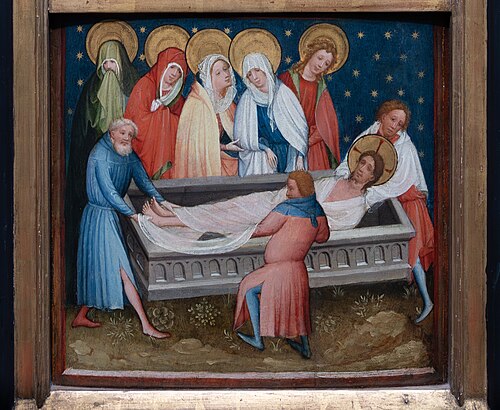 Grablegung, 1417, Maître de la Petite Passion