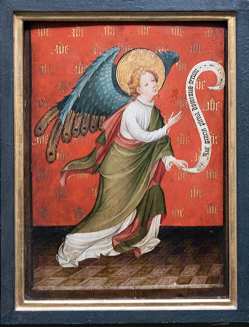 Engel der Verkündigung, 1417, Maître de la Petite Passion