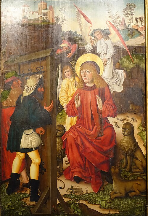 Augustine Altarpiece: Saints Dorothea and Margaret, 1487, Meister des Augustiner-Altars