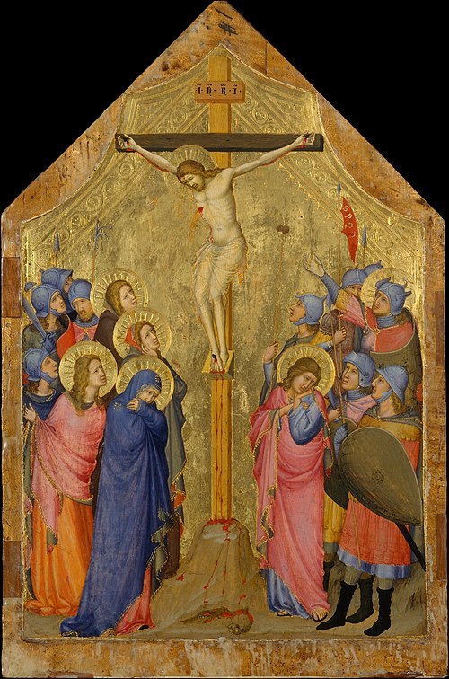 La Crucifixion, 1332, Maître du Codex de saint Georg