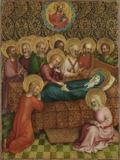 The death of Mary, 1440, Maître du Retable de Heisterbach