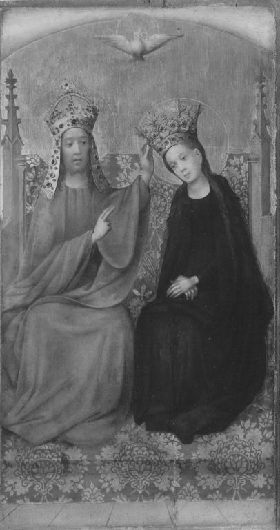 Altar wings: Coronation of the Virgin, 1450, Maître du Retable de Heisterbach
