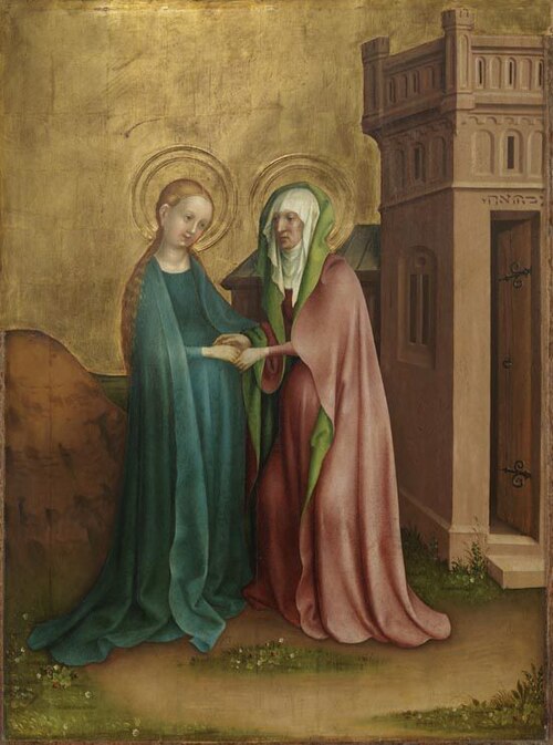 The visitation, 1440, Maître du Retable de Heisterbach