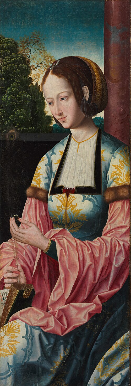 Saint Barbara, 1520, Maître du Saint-Sang