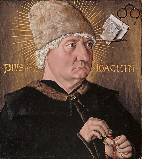 Portrait d'un homme (Pius Joachim), 1475, Meister des Mornauer-Portraits