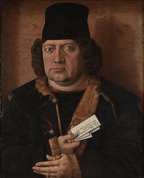 Portrait of Alexander Mornauer, 1476, Meister des Mornauer-Portraits