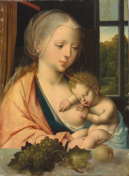Virgin and Child, 1515, Cornelis Bazelaere