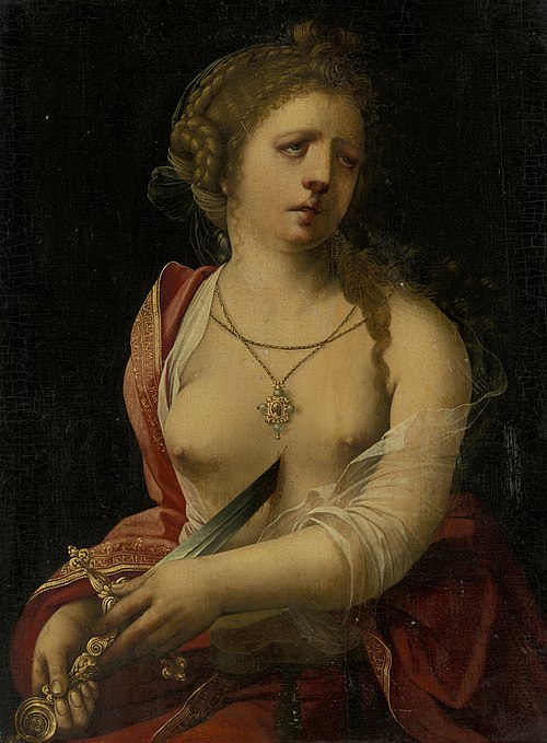 Le Suicide de Lucrèce, 1500, Cornelis Bazelaere