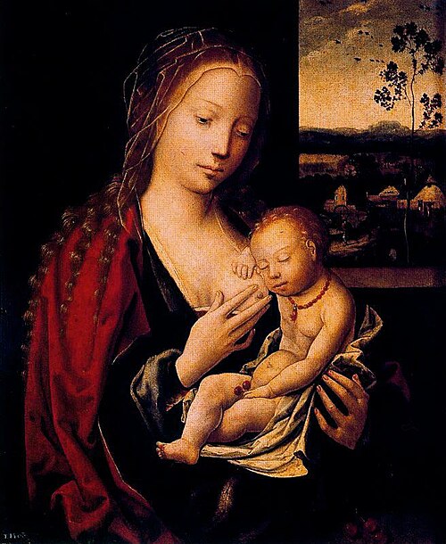 Virgin and Child, 1540, Cornelis Bazelaere