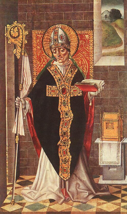 Saint Augustine as Bishop, 1500, Master of Budapest