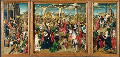Triptych: Scenes from the Passion of Christ, 1510, Maître de Delft