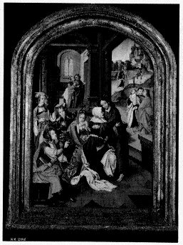 Christ says goodbye to his mother, 1509, Maître de Delft