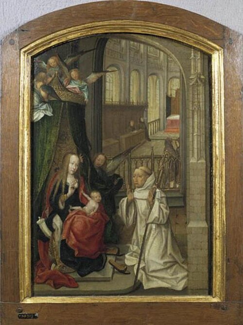 The Vision of Saint Bernard, 1499, Maître de Delft