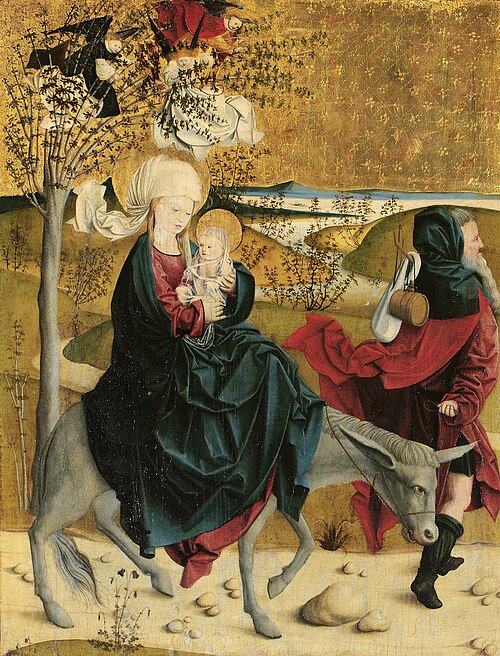 Flucht nach Ägypten, 1497, Meister von Mondsee