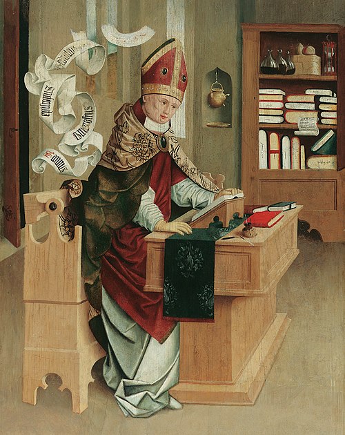 Hl. Ambrosius, 1497, Meister von Mondsee