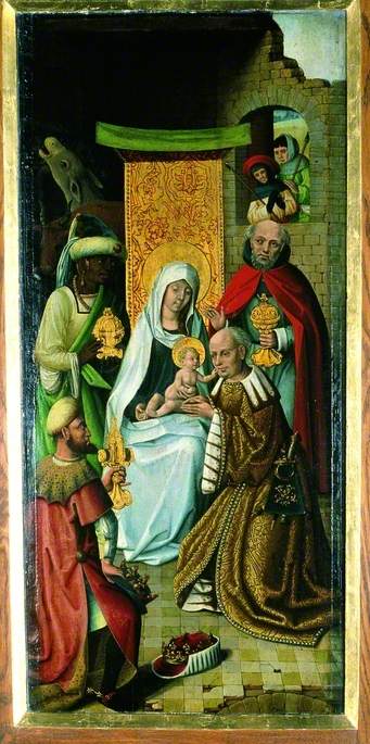 The Adoration of the Magi (recto), 1467, Maître de la vue de Sainte-Gudule