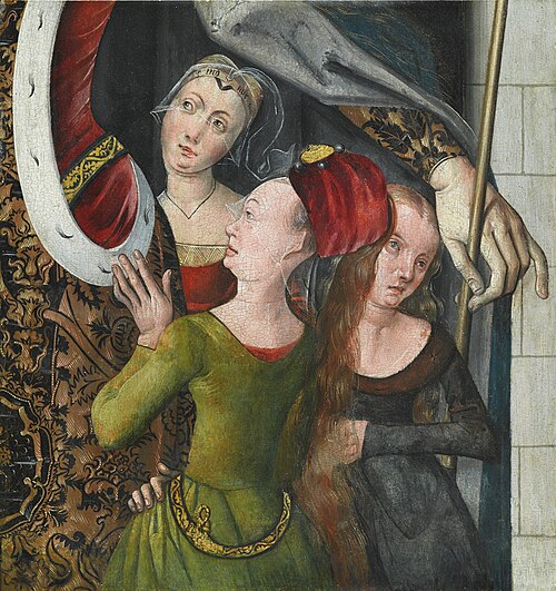 Saint Ursula protecting the eleven thousand virgins, 1487, Maître de la vue de Sainte-Gudule